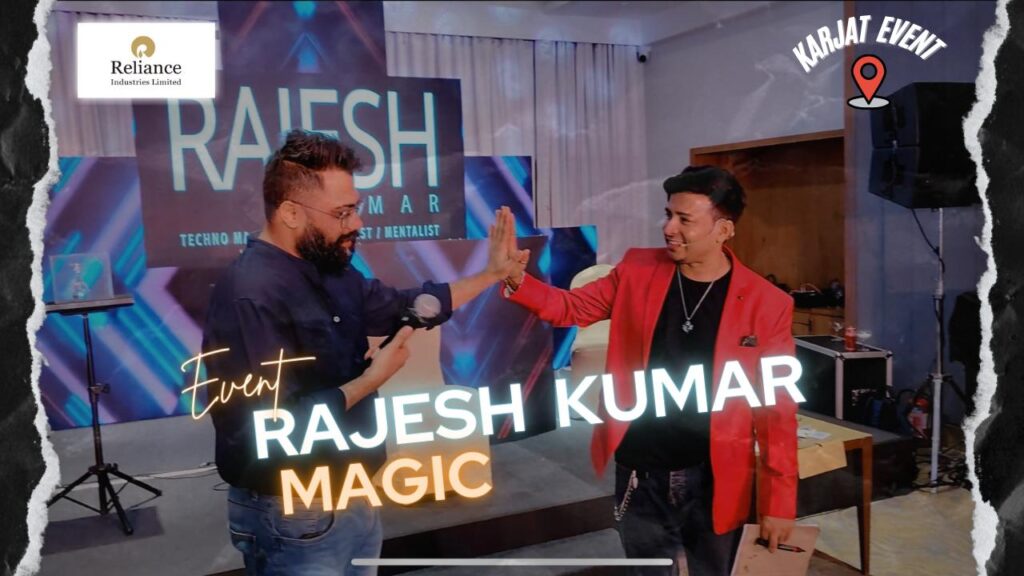 Rajesh Kumar Stuns at Reliance Industries Corporate Event with Interactive Magic and Mind-Reading