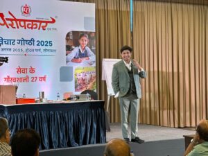 Bringing the Impossible to Life — Rajesh Kumar Performs for Paropkar Charitable Trust at “Vichar Ghosti 2025” in Lonavala