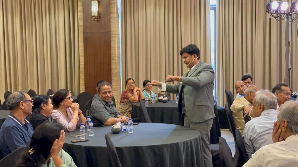Bringing the Impossible to Life — Rajesh Kumar Performs for Paropkar Charitable Trust at “Vichar Ghosti 2025” in Lonavala