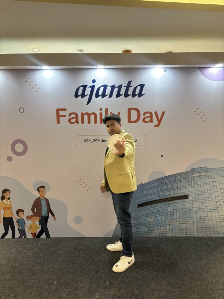 Rajesh Kumar Mesmerizes Ajanta Pharma Family Day with Magic & Mentalism