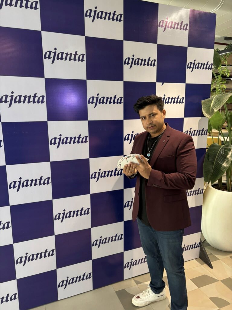 Rajesh Kumar Mesmerizes Ajanta Pharma Family Day with Magic & Mentalism